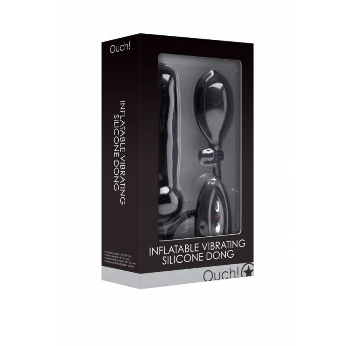 INFLATABLE SILICONE DILDO