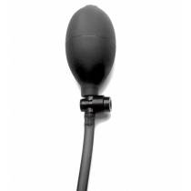 AUFBLASBARER DILDO SILIKON SCHWARZ