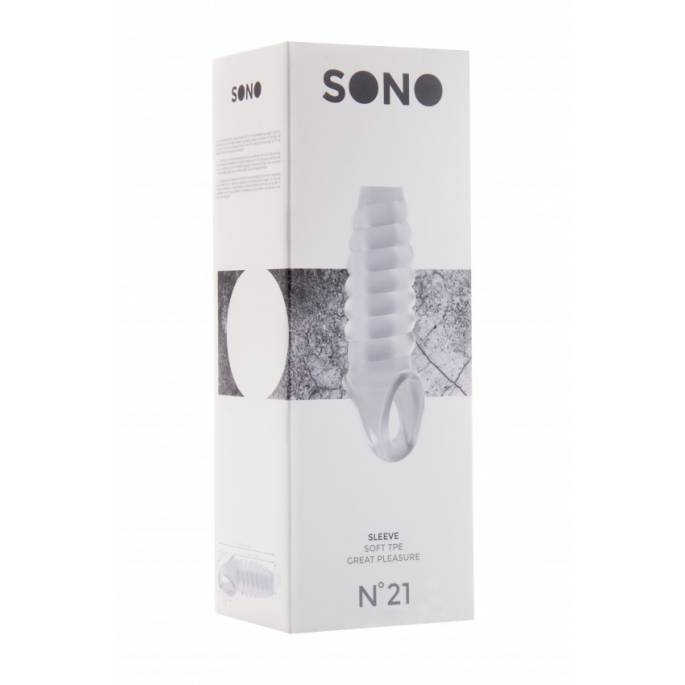 GAINE PENIS OUVERT TRANSPARENT ONDULÉ