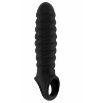 BLACK CORRUGATED PENIAN CASE