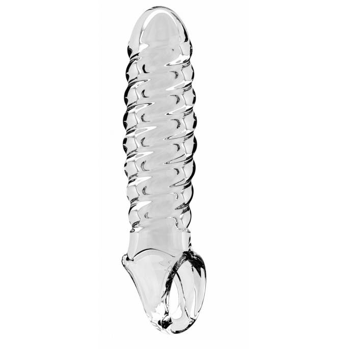 ÉTUI PENIEN TRANSPARENT ONDULÉ