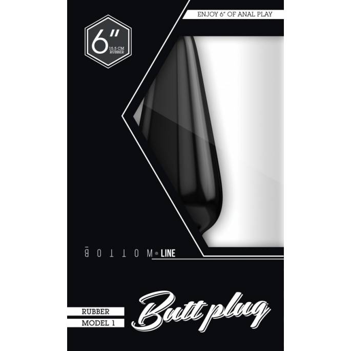 BUTTPLUG MODELO 1 NEGRO GRANDE