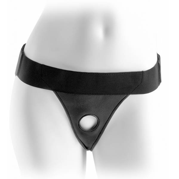 GESCHLITZTER KUNSTLEDER-SLIP FÜR GÜRTEL-DILDOS