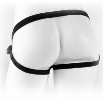 DILDO BELT HARNESS BEGINNERS FABRIC BLACK