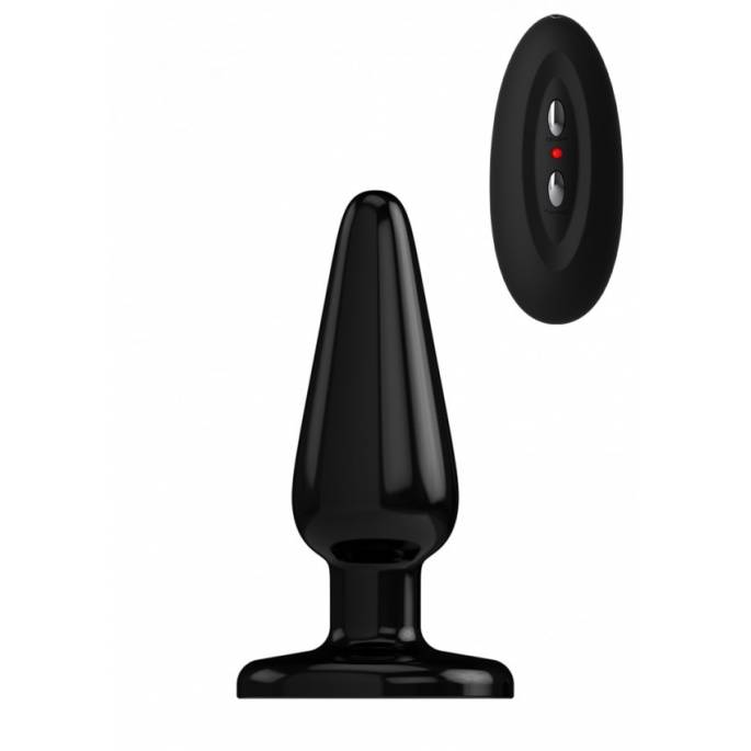 VIBRIERENDER BUTTPLUG MODELL 1 SCHWARZ MEDIUM