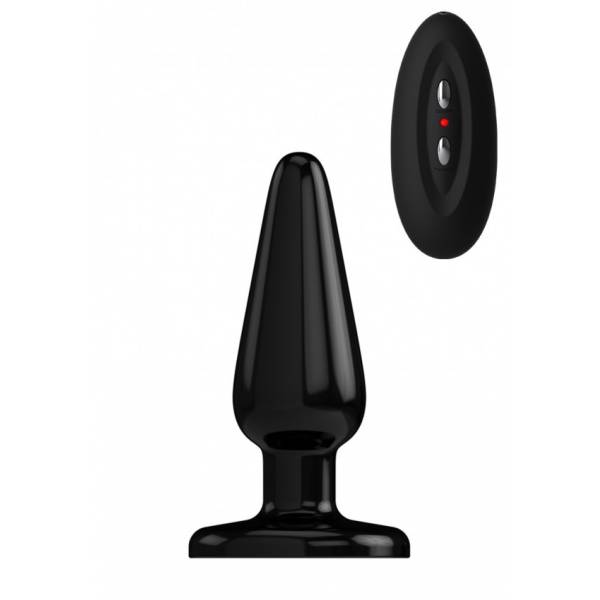 BUTTPLUG VIBRANT MODEL 1 BLACK MEDIUM