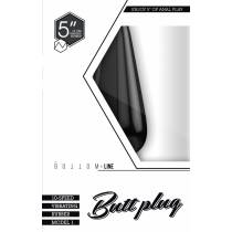 VIBRIERENDER BUTTPLUG MODELL 1 SCHWARZ MEDIUM