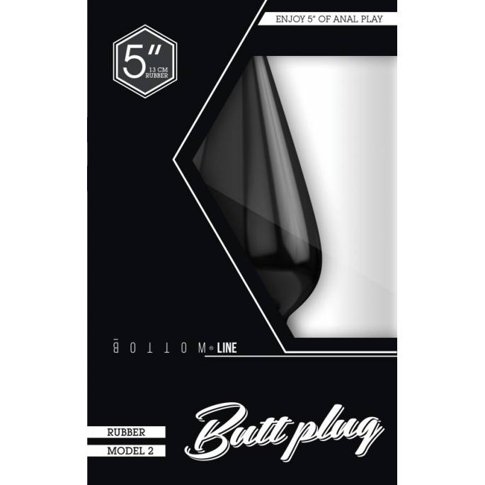 BUTTPLUG MODEL 2 NEGRO MEDIANO