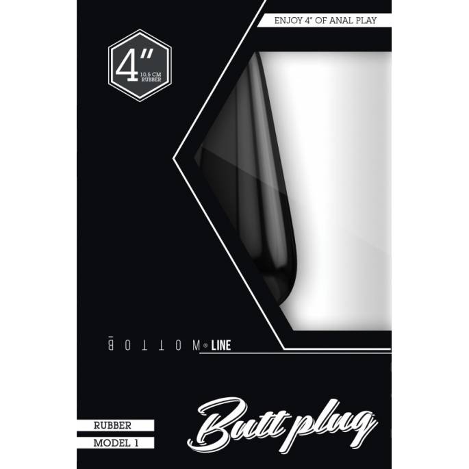 BUTTPLUG MODEL 1 NEGRO PEQUEÑO