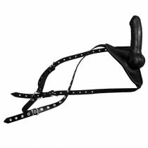 DILDO GÜRTEL LATEX SCHWARZ