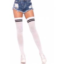 LEGGINGS SPORT 2 RAYAS BLANCO/NEGRO T.U