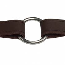 LEATHER STRAP + DOUBLE CARABINERS
