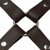 CINTURINO IN PELLE MARRONE