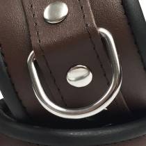 HANDSCHELLEN LEDER BRAUN MANN