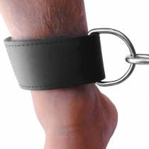 CHEVILLERES CUIR GROS ANNEAU