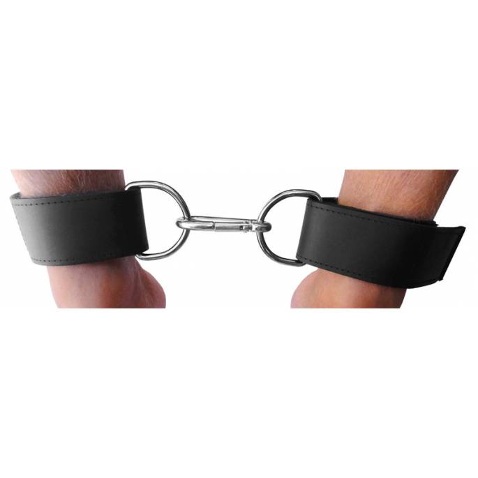 CHEVILLERES CUIR GROS ANNEAU