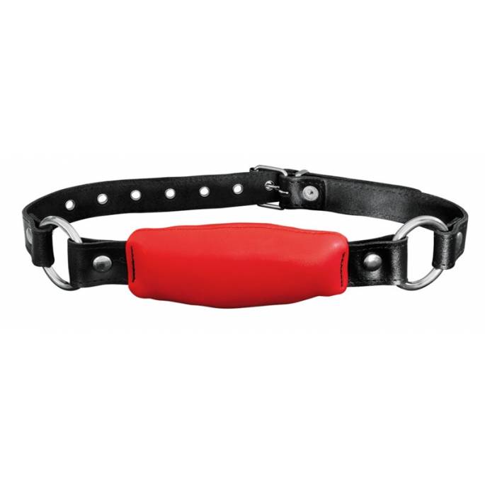 BAILLON ALLONGE CUIR ROUGE