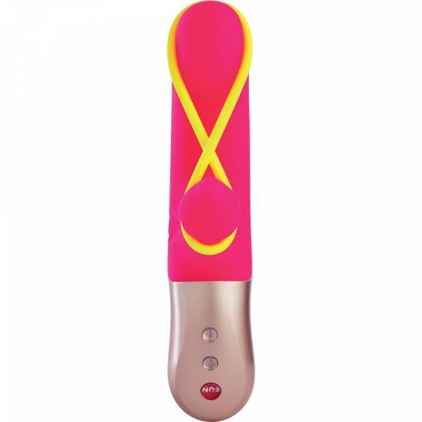 MINI VIBRO AMORINO PINK/GELBER STREIFEN