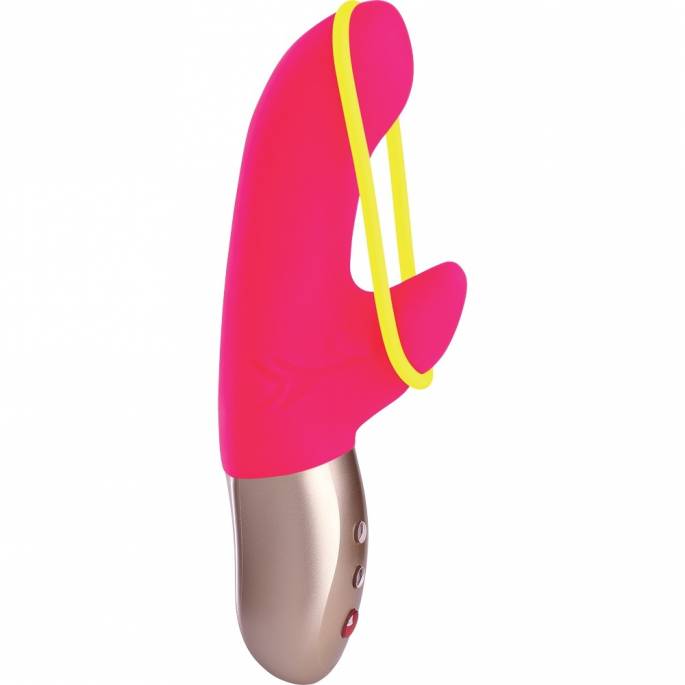 MINI VIBRO AMORINO ROSE/BANDE JAUNE