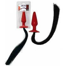 PLUG PONY EN VINYLE ROUGE