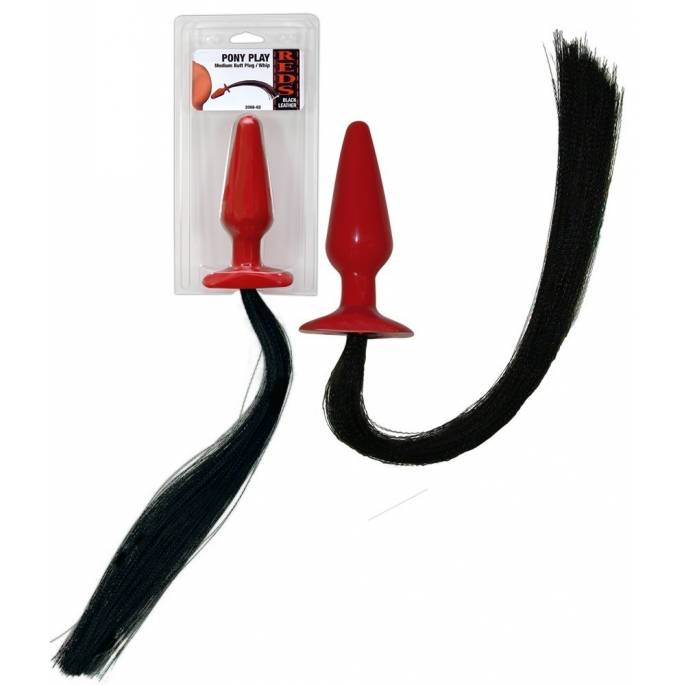 SPINA PER PONY IN VINILE ROSSO