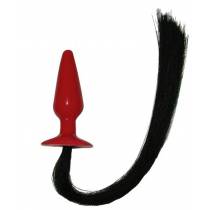 RED VINYL PONY PLUG