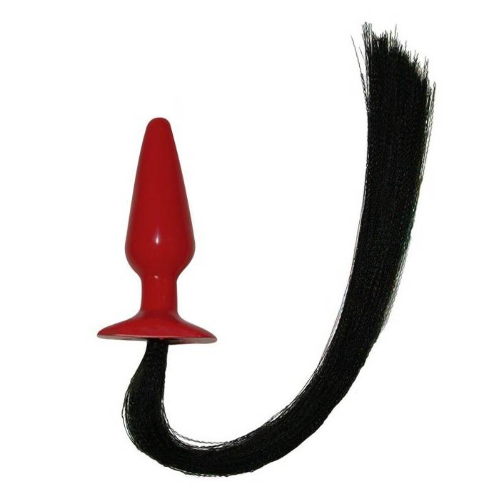 PLUG PONY EN VINYLE ROUGE