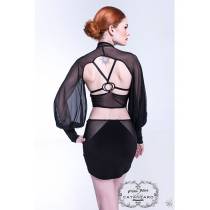 ROBE LAQUE ET VOILE DOS NU ZOLDA