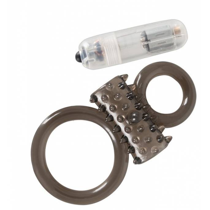 ANILLO DOBLE VIBRADOR DE SILICONA