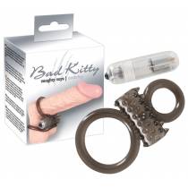 DOUBLE VIBRATING SILICONE COCKRING