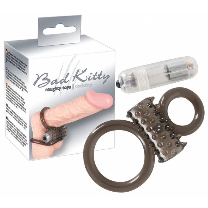 ANILLO DOBLE VIBRADOR DE SILICONA