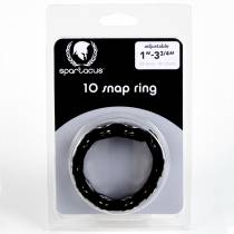 LEATHER COCKRING 10 SNAPS