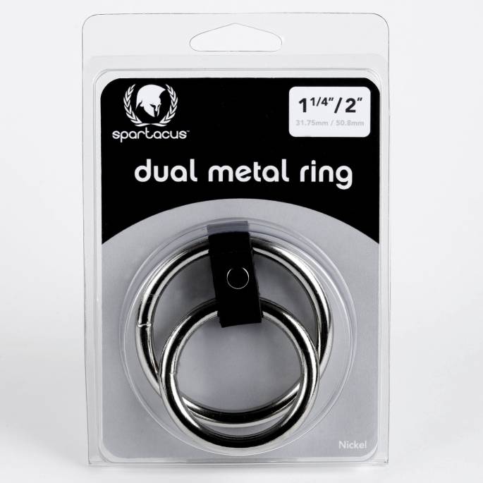 DOPPELTER COCKRING AUS METALL