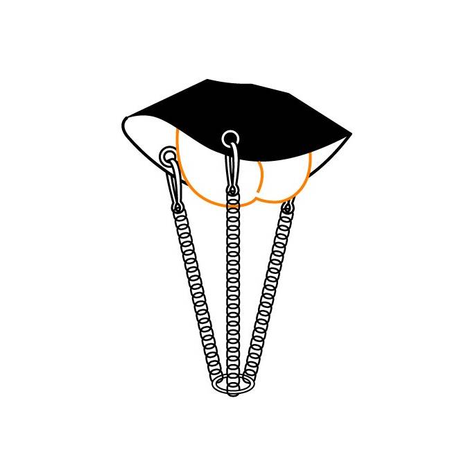 COCKRING PARACHUTE LEDER