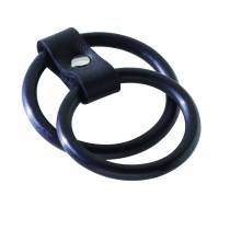 DOUBLE COCKRING SILICONE NOIR