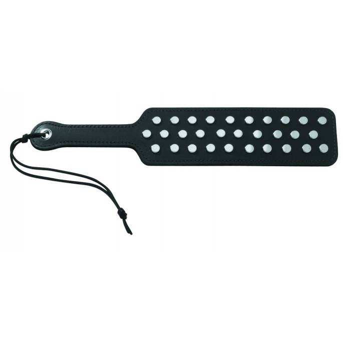 PADDLE CUIR ET PASTILLES METAL