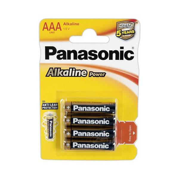 4 PANASONIC AAA-BATTERIEN