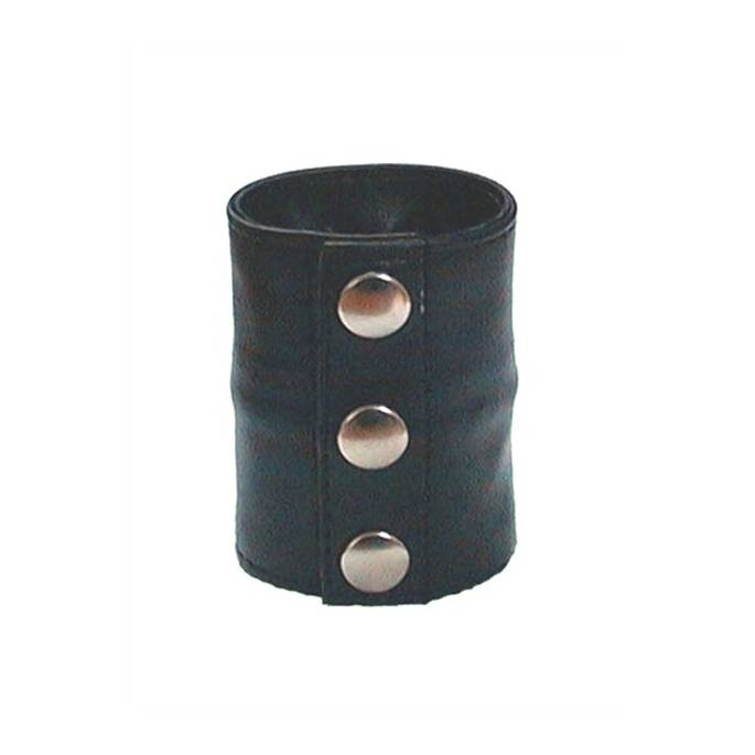 BRACELET PORTE MONNAIE CUIR NOIR M