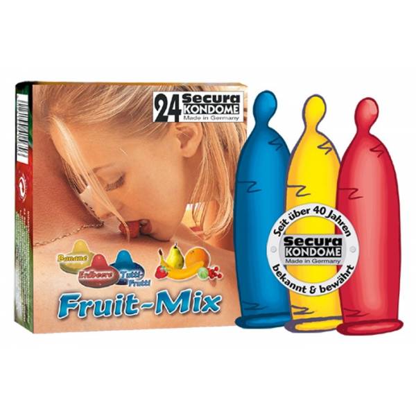 PRESERVATIFS AUX FRUITS (X24)
