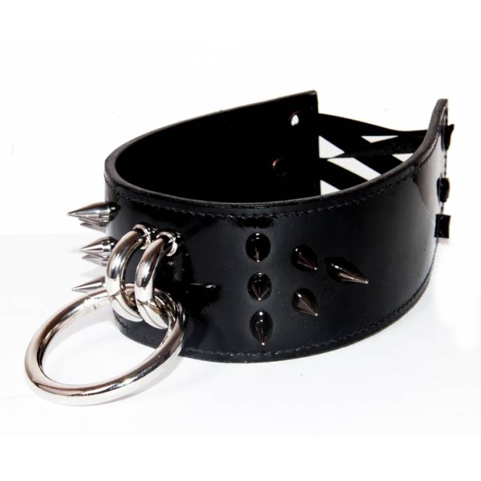 COLLIER STARFUCKED NOIRES PETITES POINTES + LACET