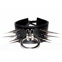 COLLIER STARFUCKED NOIR GRANDE POINTES