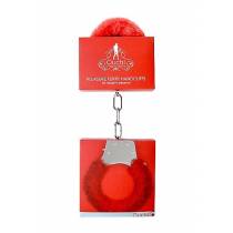 MENOTTES FOURRURE ROUGE OUCH