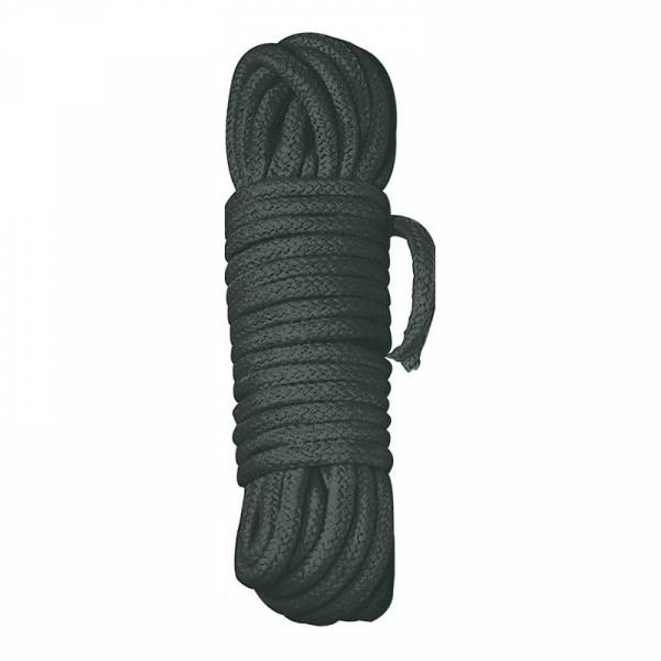 COTTON BONDAGE ROPE - BLACK