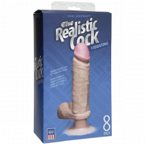 GODE VENTOUSE REALISTIC COCK 8" VIBRANT