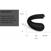 DUA - VIBRATOR + STIFT - SCHWARZ