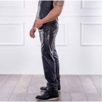 PANTALON SIMILI CUIR LINO