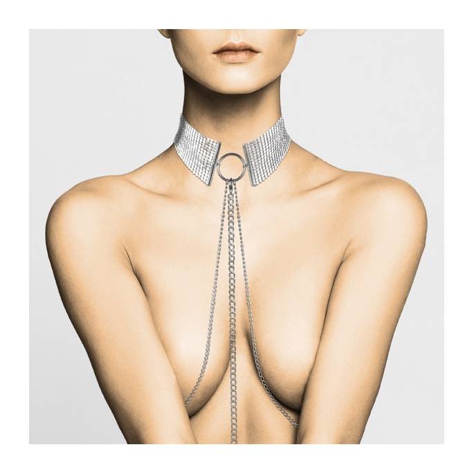 DESIR-HALSKETTE METALLIC SILBER