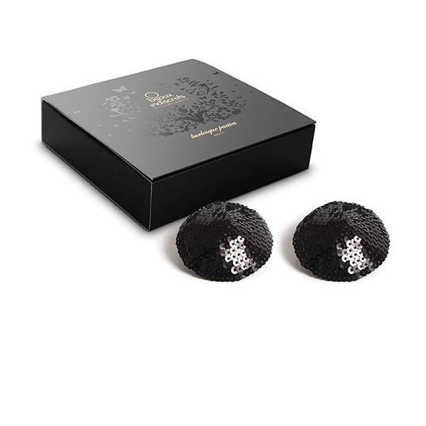 NIPPIES BURLESQUE PAILLETTEN SCHWARZ