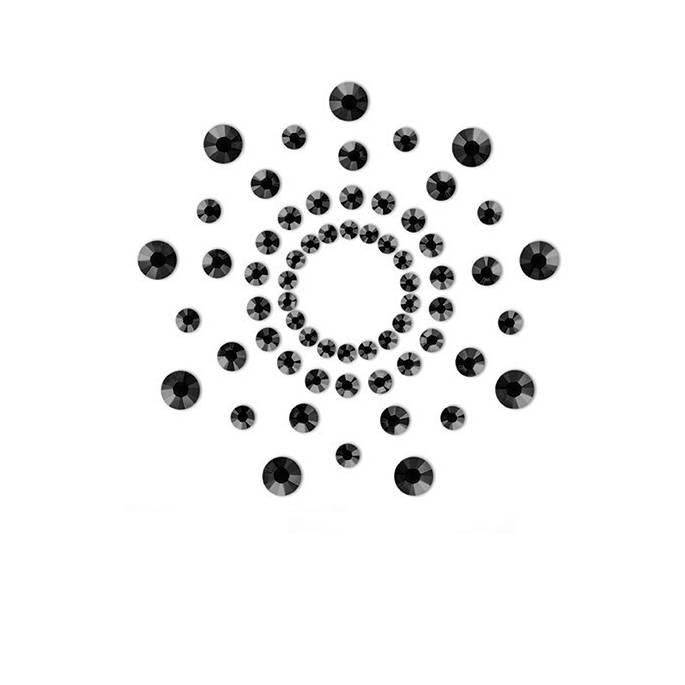STRASS BRUSTSCHMUCK MIMI SCHWARZ