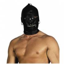 LEATHER BALACLAVA + EYE PATCH